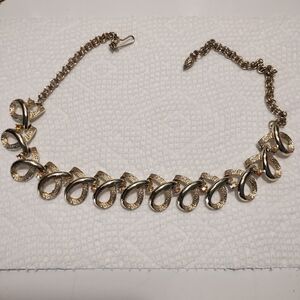 Vintage gold tone Pennino necklace